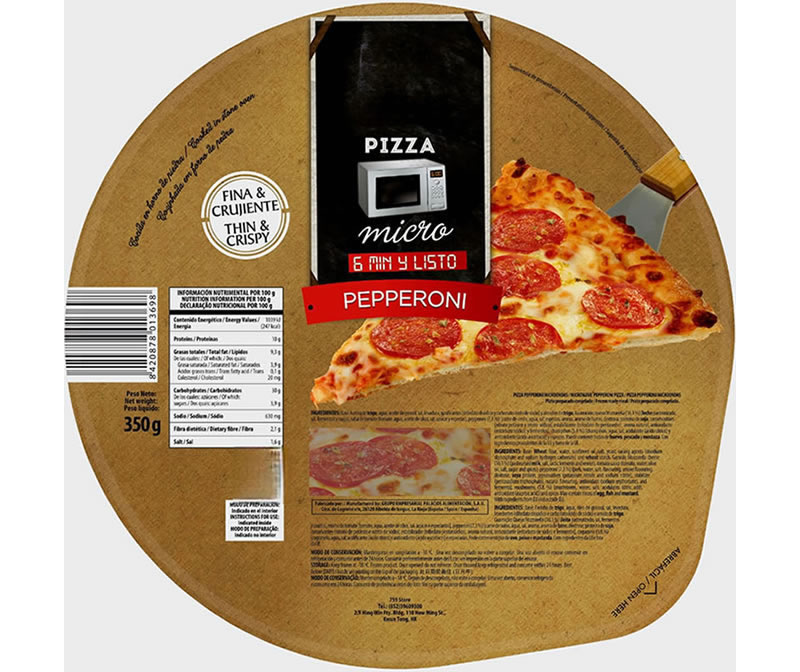 Microwave Peperoni Pizza