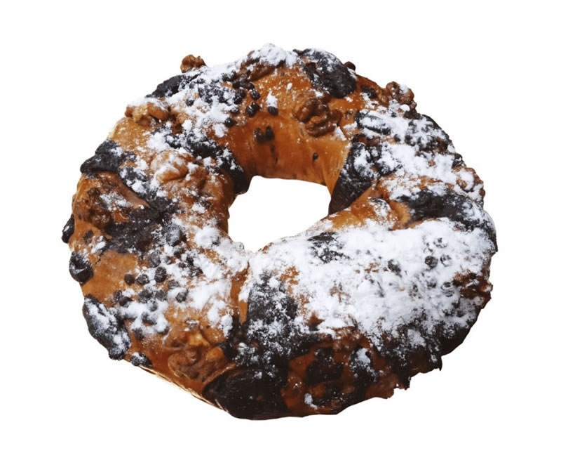 Chocolate King Cake (Round) COOKED