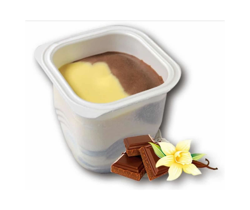 Vaso Nata Chocolate Baunilha Pack ( 6 x  6un )