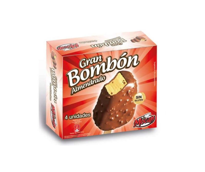 Pack 4 Glaces Bonbons Amandes
