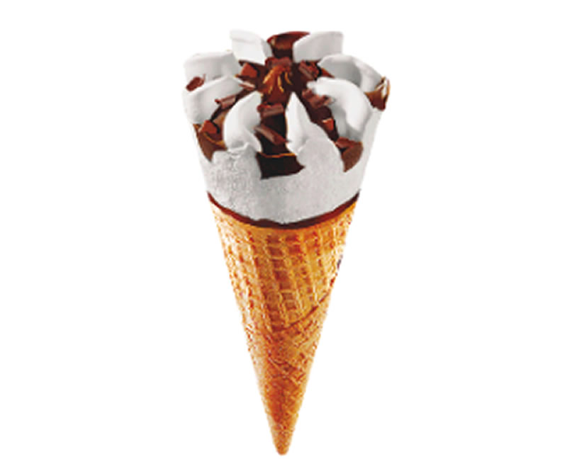 Pack de crme glace 4 cornets de crme