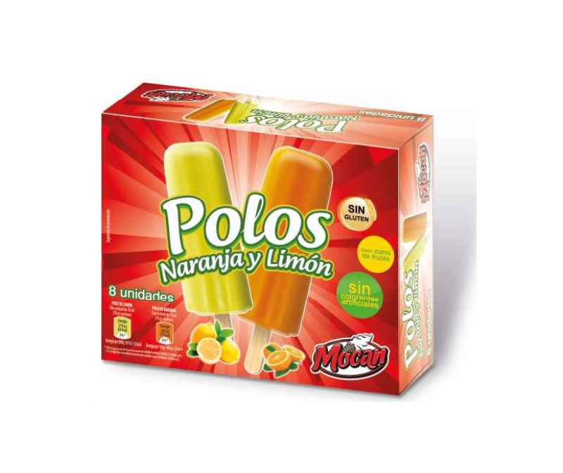 Ice Cream Pack Ice Cream 4 Lemon + 4 Orange