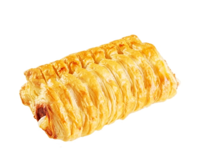 Folhado de salsicha e Fiambre